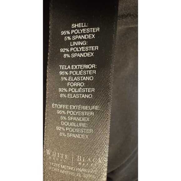 WHBM Dress M Medium 6 8 10 Studded Gold Silver Black Sleeveless Washable - Picture 10 of 15